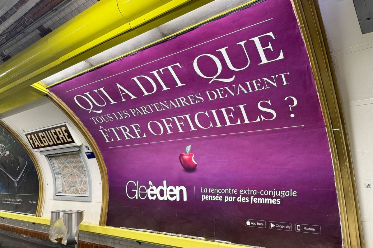 Gleeden campagne publicité